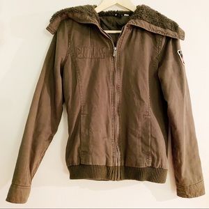 Roxy army green jacket
